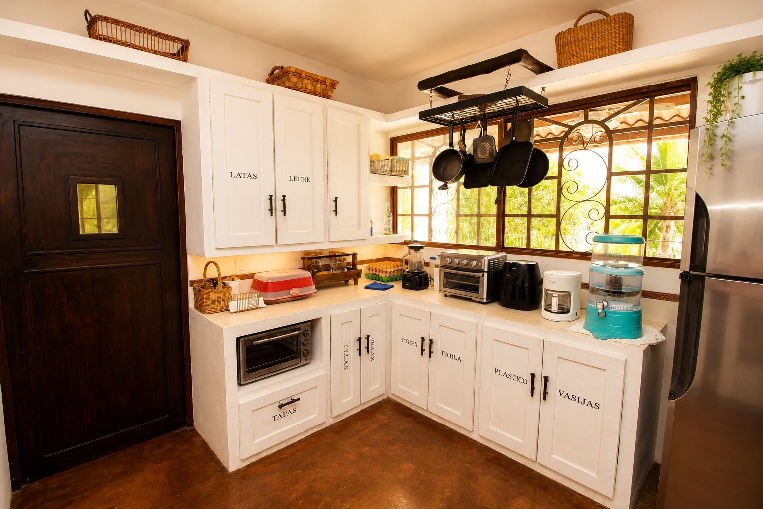 Cocina equipada colonial