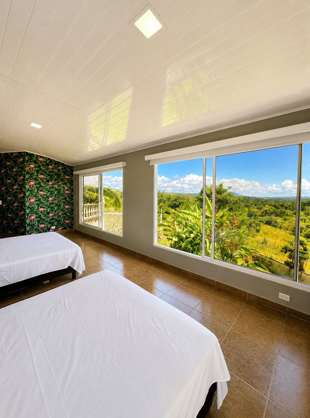Habitación flamingo vista valle
